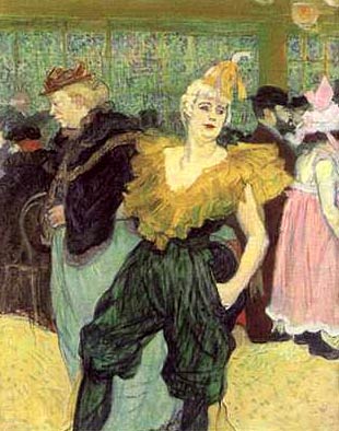 Clown Cha-U-Kao by Henri de Toulouse-Lautrec, Art Print