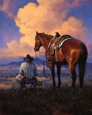Counting His Blessings by Jack Sorenson, Art Print