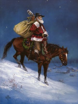 Cowboy Christmas by Jack Sorenson, Art Print