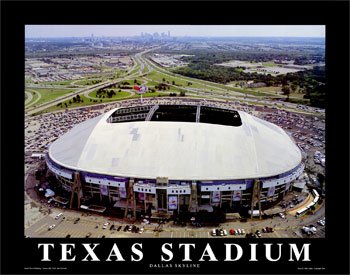 Dallas Cowboys - Texas Stadium, Art Print