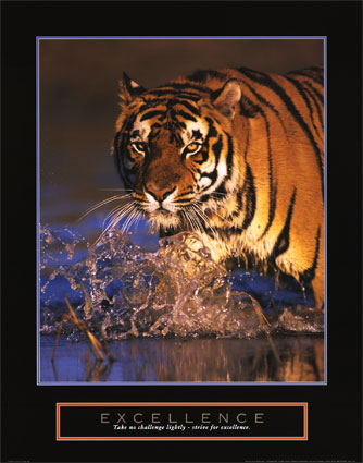 Bengal Tiger in Snow, Poster