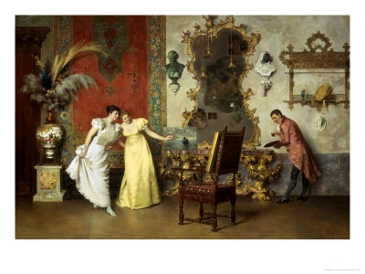 Art Print - The Portrait by F. Beda