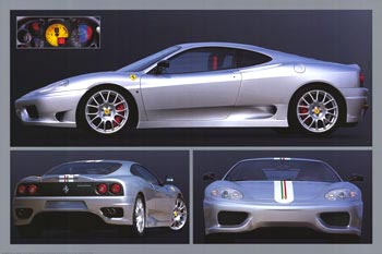 Ferrari Poster - Challenge Stradale
