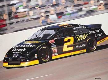 NASCAR Art Print - Flight Time - Rusty Wallace