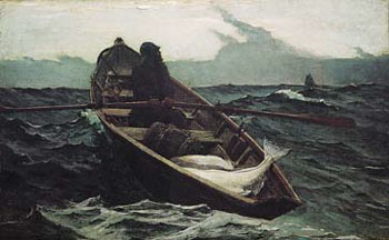 Fog Warning by Winslow Homer, Art Print
