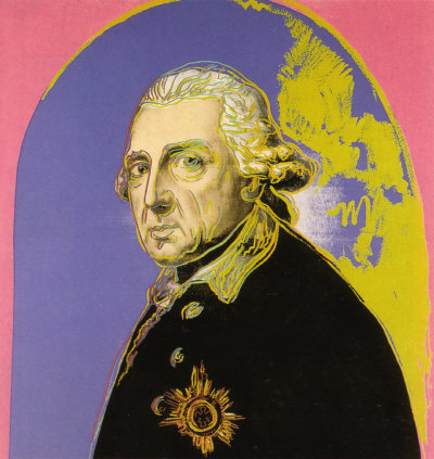 Friedrich der Grosse by Andy Warhol, Art Print