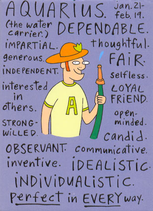 Aquarius - Astrology Poster