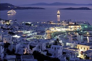 Mykonos Town, Greece, Art Print