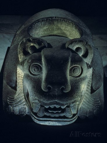 Jaguar Shaped Receptacle for Hearts of Sacrifice Victims