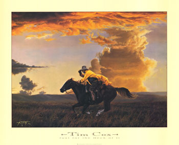 Just for the Heck of it by Tim Cox, art print, The American West