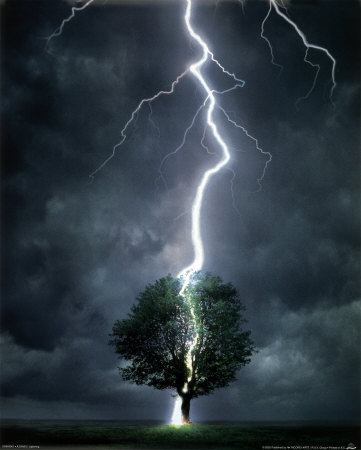 Lightning - Mystic Earth Poster