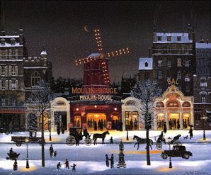 Fine Art - Moulin Rouge by Michel Delacroix - Art Print