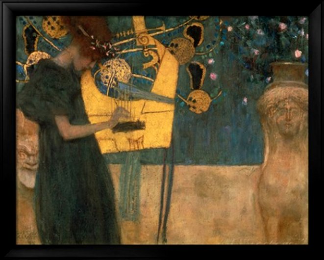 Music, 1895 by Gustav Klimt