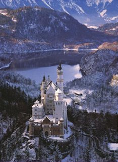 Neuschwanstein Castle, Bavaria, Germany, art print