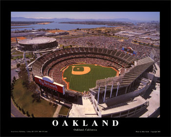 Oakland Network Associates, Oakland Athletics, Art Print