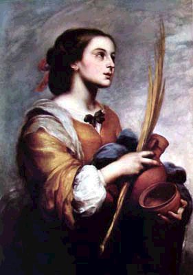 Old Masters - Holy Picture by Bartolome Esteban Murillo, Art Print