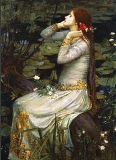Ophelia, framed art print