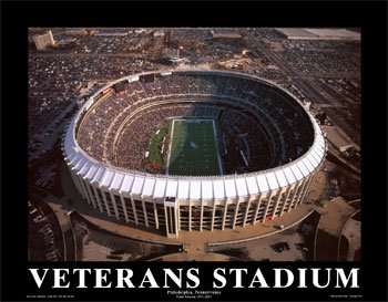 Philadelphia Eagles - Philadelphia Veterans Stadium, Art Print