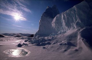 Yvette Cardozo - Iceberg and Meltwater Pool, Art Print