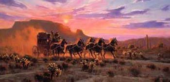 Racing the Sun by Tom Haas, Art Print