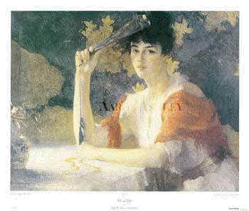 Red And Gold by Frank Weston Benson, art print