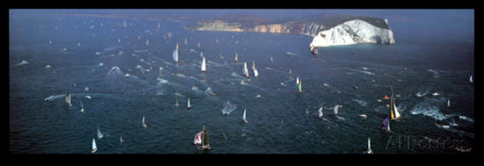Sailing - America's Cup Jubilee, art print