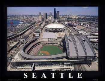 Seattle Stadium, Seattle Mariners, Art Print