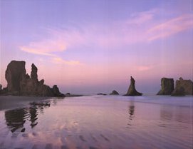 Art Print Sunrise, Bandon Beach, by William Neill