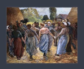 The Circle by Camille Pissarro, art print