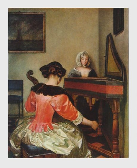 The Concert by Gerard Terborch, Art Print