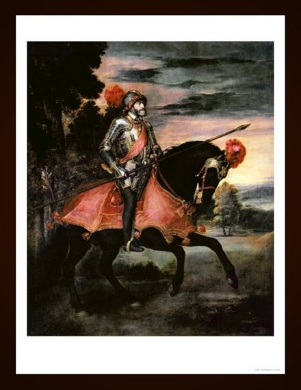 The Emperor Charles V (1500-58) on Horseback in Muhlberg, 1548 by Titian