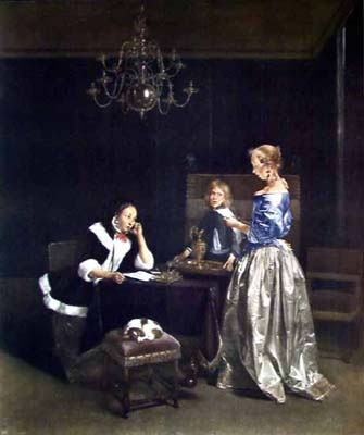 The Letter by Gerard Terborch, art print