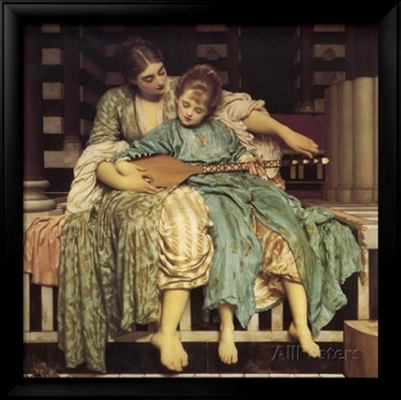 The Music Lesson by Frederick Leighton