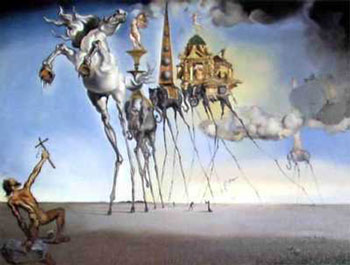 The Temptation of St. Anthony, art print