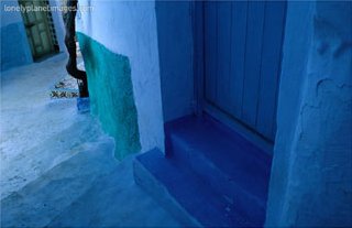Village Houses of Chefchaouen, Morocco, Art Print