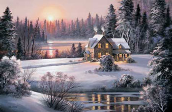 Winter Sunset by Dubravko Raos