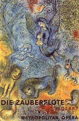 Zauberflote by Marc Chagall, Art Print